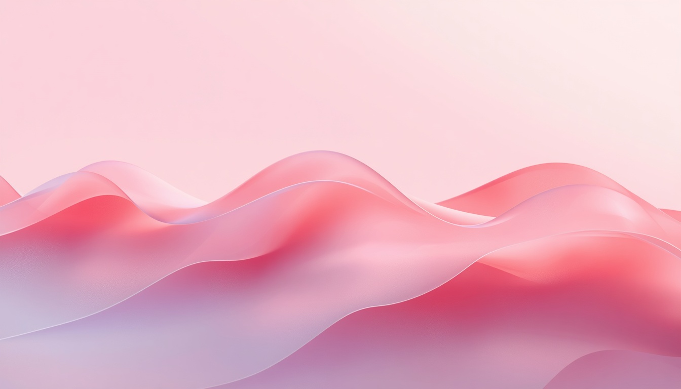 Flowing gradient waves representing gentle energy transition